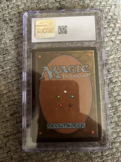 1998 Magic: The Gathering Unglued #70 Blacker Lotus CGC 7 NM - Image 2