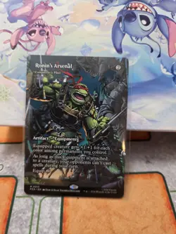 Ronin's Arsenal (Borderless) Mythic MTG Ninja Turtles - Image 1