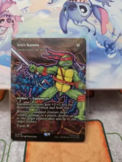 Leo's Katana MTG (Borderless) 0018 PZA Teenage Mutant Ninja Turtles - Image 1