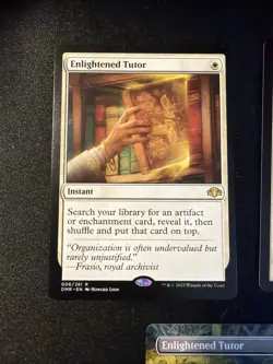 Enlightened Tutor Lot Of 3 Borderless Regular Retro DMR Dominaria MTG Magic - Image 2