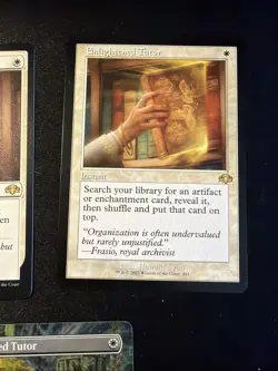 Enlightened Tutor Lot Of 3 Borderless Regular Retro DMR Dominaria MTG Magic - Image 3