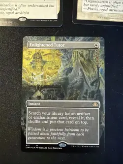 Enlightened Tutor Lot Of 3 Borderless Regular Retro DMR Dominaria MTG Magic - Image 4