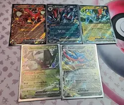 5× Pokemon English Ex Card Lot Nm Scarlet And Violet Era Mix Tcg - Image 2