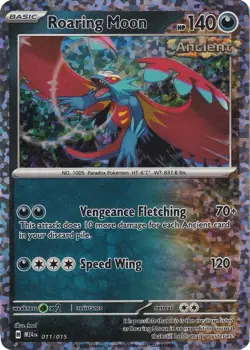Pokemon Roaring Moon (11/15) McDonald's Promos 2024 NM HOLO - Image 1
