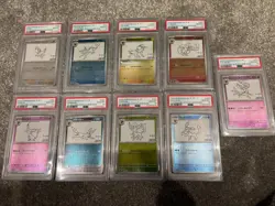 PSA 10 GEM Mint **SET** Yu Nagaba x Pokemon Eeveelution Complete Set - Sequentia - Image 1