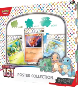 Nintendo Pokemon TCG Scarlet & Violet - 151 Poster Collection Box - 3 Packs 820650853166 - Image 4