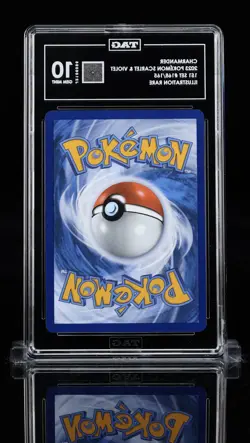 CHARMANDER 2023 Pokemon 151 Illustration Rare #168/165 TAG 10 GEM MINT - Image 2