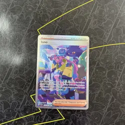 Iono 237/091 Pokemon TCG Paldean Fates Full Art Special Illustration Rare Mint - Image 1