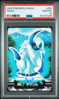 PSA 10 POKEMON JAPANESE ZUKAN ABSOL #291 2005 POP 4 GEM MINT 474 - Image 1