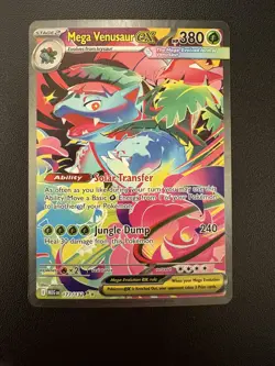 Pokemon Mega Venusaur EX 177/132 Mega Evolutions Special Illustration Rare NM - Image 1