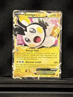 Emolga EX 46/146 XY Base Set Holo Pokemon TCG HP - Image 1