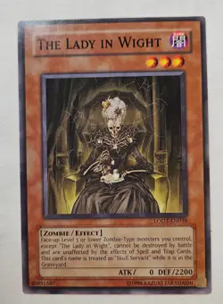Yugioh The Lady In Wight Unlimited Edition LODT-EN038 - Image 1