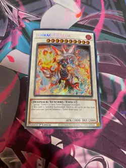 YUGIOH - JURRAC METEOR - SECRET RARE - BLMM - 1ST ED - NM - Image 1
