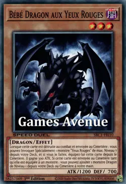 Yu-Gi-Oh ! Bebe Dragon Aux Yeux Rouges SBC1-FRI10 VF/COMMUNE - Image 1