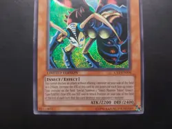Yugioh - Insect Queen CT1-EN005 Secret Rare Limited Edition Promo - Image 3