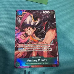 One Piece Card Gam Monkey.D.Luffy Alt Art OP02-041 ALT Mint - Image 1