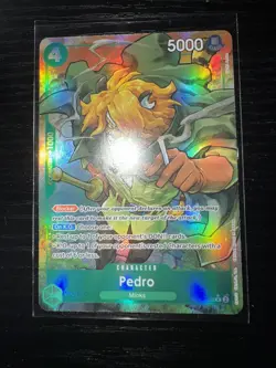 ONE PIECE OP-08 TWO LEGENDS PEDRO ALTERNATE ART OP08-030 ENGLISH - NM/MINT - Image 1