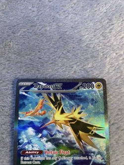 Zapdos Ex 202/165 Pokemon TCG Sv: Scarlet & Violet 151 Holo Card (Near Mint) NM - Image 2