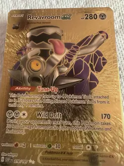 Revavroom Gold Foil Fan Art /Display Card NM - Image 1