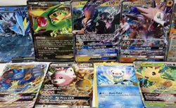 Rare Jumbo Pokemon Holographic Trading Card Singles W/Folder (Set Of 25) - Image 2