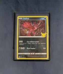 Yveltal Holo Rare - Celebrations Pokemon TCG Trading Card 19/25 Pack Fresh New - Image 1