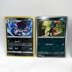 Sneasel Sneasler & Weaville Pokemon TCG Card Collection Lot - Image 2