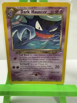 Pokemon Dark Haunter 50 HP Neo Destiny 36/105 Uncommon 2000 Card - Image 1