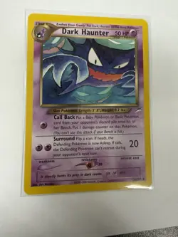 Pokemon Dark Haunter 50 HP Neo Destiny 36/105 Uncommon 2000 Card - Image 2