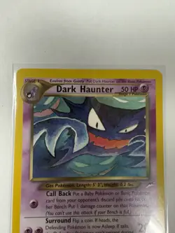 Pokemon Dark Haunter 50 HP Neo Destiny 36/105 Uncommon 2000 Card - Image 5