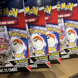4 PACKS MYSTERY Pokemon TCG Sealed Pack w/ Foil Card MJ Holding Company 2024 - Image 1