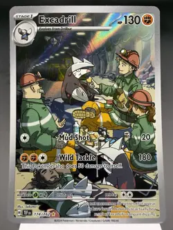 Excadrill 174/162 - Illustration Rare - Temporal Forces Pokemon Card NM - Image 1
