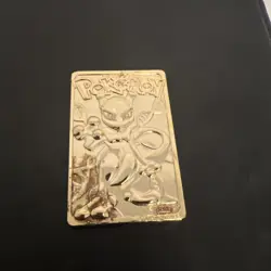 1999 MEWTWO Gold Bar Card Limited Edition Burger King Gold Plated Pokemon - Image 2