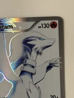 Pokemon TCG Reshiram Black & White Full Art Ultra Rare Holo Card 113/114 - Image 3