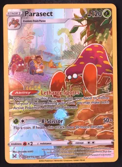 Parasect TG01/TG30 - Pokemon Lost Origin Rare Card - Image 1