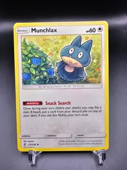 EX - Munchlax - 173/236 - Unified Minds - Pokemon Card - Image 1
