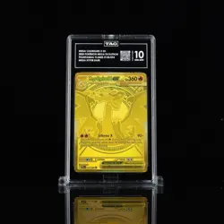 Mega Charizard X ex Gold Phantasmal Flames 130/94 Mega Hyper Rare Card TAG 10 - Image 4