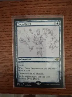 Dress Down (334) Sketch Art Modern Horizons 2 MH2 MTG Magic - Image 1