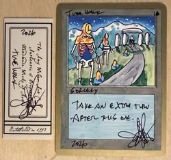 MTG Time Walk Altered Tokyo World Championships Amy WEBER - Image 1