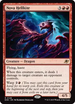 Foil - Nova Hellkite - 148 - Edge of Eternities - NM - Image 1