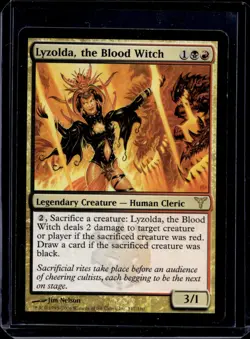 MTG Magic the Gathering Lyzolda, the Blood Witch (117/190) Dissension LP - Image 1