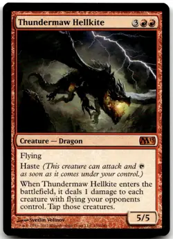 MTG Thundermaw Hellkite M Magic 2013 (M13) 150 LP - Image 1