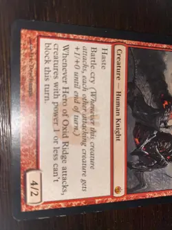Hero of Oxid Ridge Mirrodin Besieged Regular Rare Mtg - Image 3
