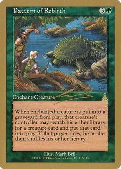 MTG Pattern of Rebirth (nl115/117) World Championship Decks 2000 MP - Image 1