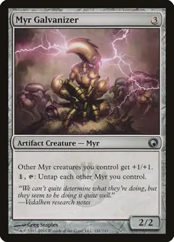 MTG Magic the Gathering Myr Galvanizer (181/259) Scars of Mirrodin NM - Image 1