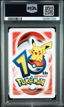 PSA 8 POKEMON PLAYING CARD RED MULTI CARD RED 10TH ANNIVERSARY 364 - Image 2