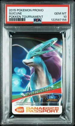 PSA 10 JAPANESE POKEMON BANDAI SUICUNE POKKEN BANA PASSPORT GEM MINT 227 - Image 1