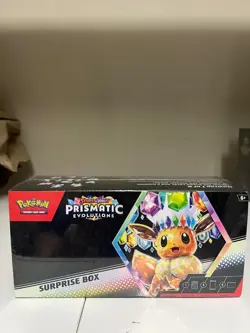 Pokemon TCG Scarlet & Violet Prismatic Evolutions Surprise Box New Import - Image 1