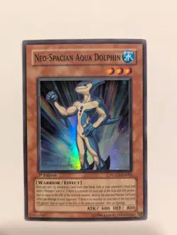 Neo-Spacian Aqua Dolphin POTD-EN003 Super Rare 1st Edition LP - Image 1
