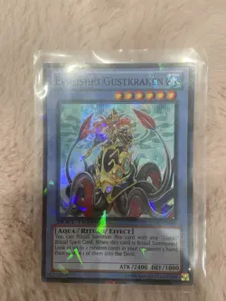 YuGiOh Evigishki Gustkraken DT06-EN082 Parallel Rare 1st Edition NM - Image 1