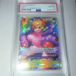 One Piece Lilith Alternate Art Holo Foil Super Rare OP07-111 PSA 10 2024 - Image 1